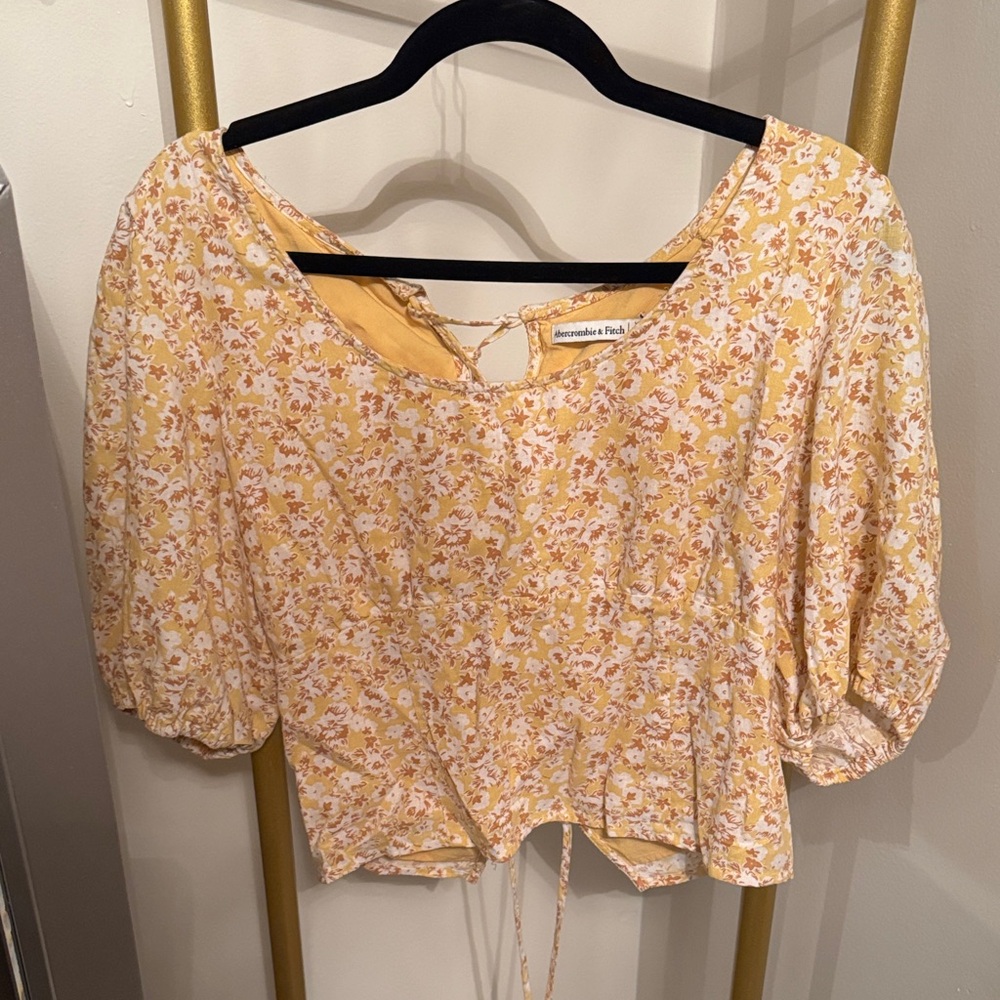 Floral Yellow Top